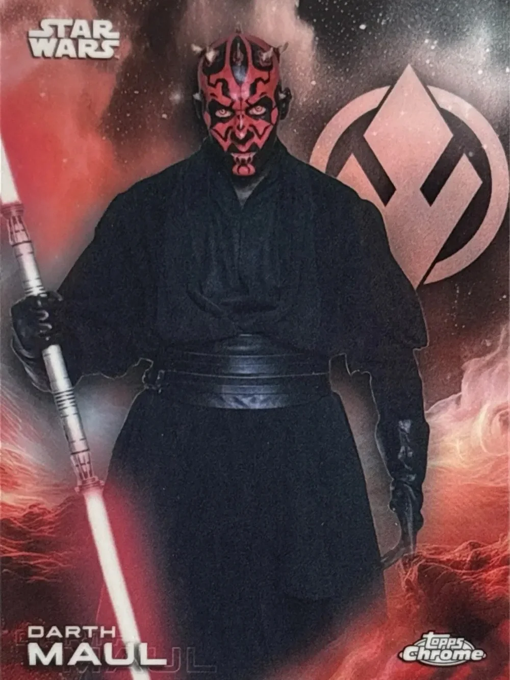 Topps Chrome Star Wars Trading Card - Darth Maul